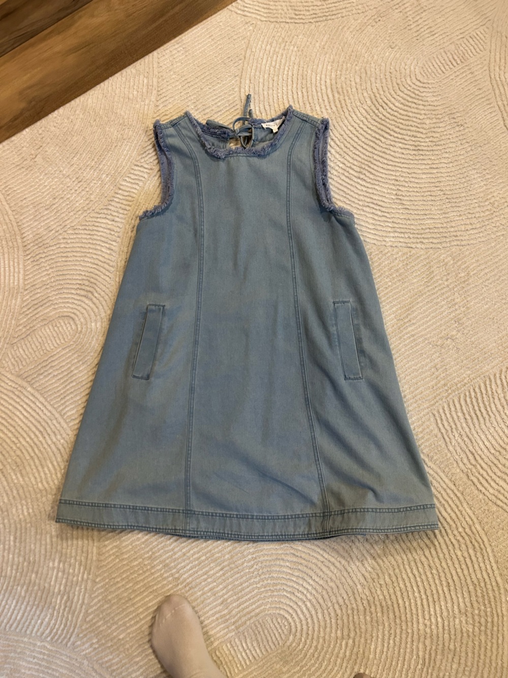entro Blue Mini Dress with Pocket Details